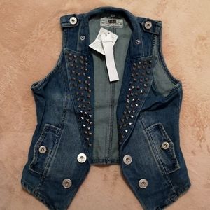 Jean jackets vest